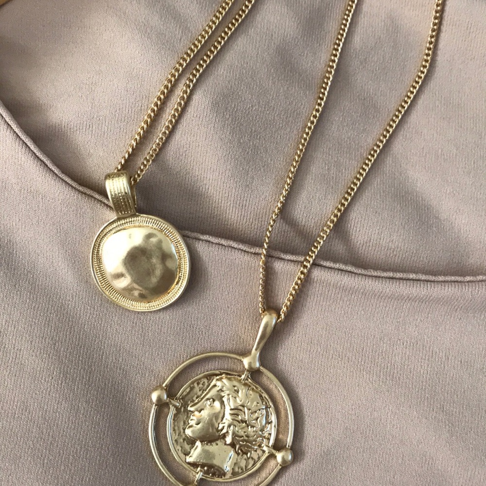 Last one -Coin chain layered necklace - Picture 4 of 6